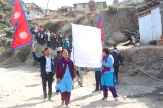 हुम्लामा पनि बिभिन्न कार्यक्रम गरी मनाए प्रजातन्त्र दिवस