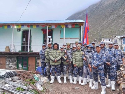 गोरखाको साम्दोमा सशस्त्र प्रहरीको ‘बोर्डर आउट पोष्ट’ स्थापना