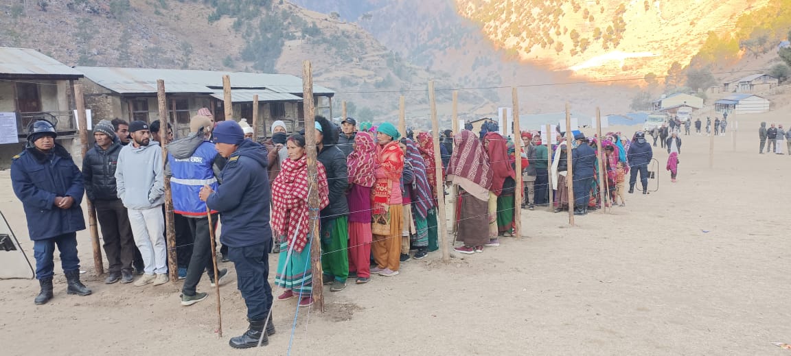 हुम्लाको सर्केगाडमा उपाध्यक्ष पदका लागि भएको मतदानमा ६६ प्रतिशत मत खस्यो(कुन केन्द्रमा कती)